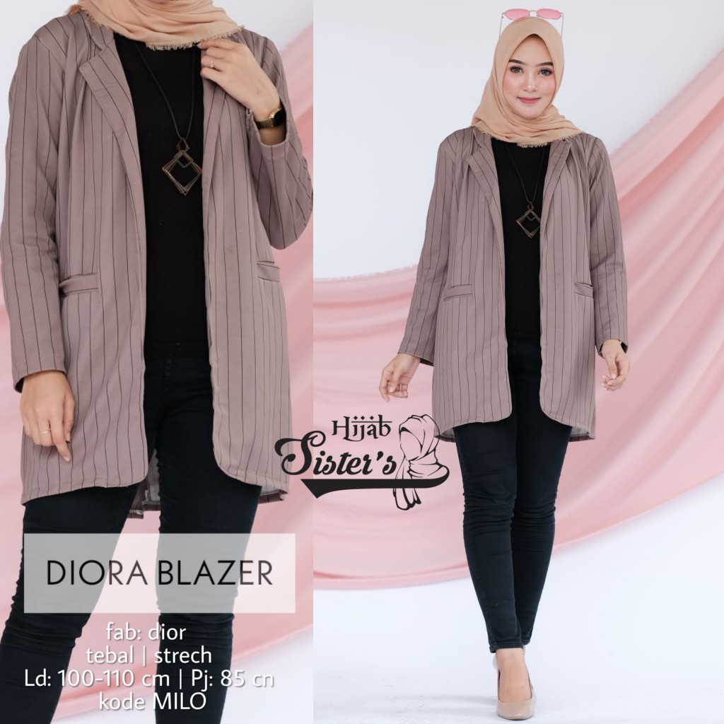 Diora Blazer By Hijab Sister's | Suplier Hijab Solo| Grosir