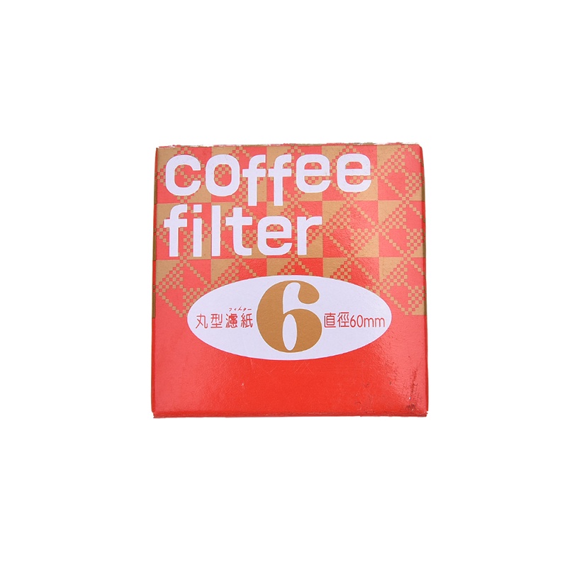 (Happy) 100pcs / Pak Kertas Filter Pengganti Untuk Pembuat Kopi