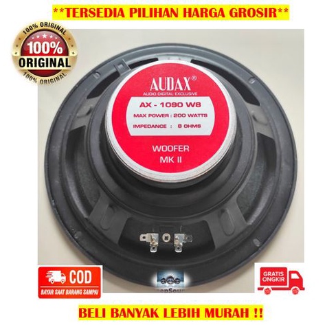 AUDAX Speaker 10 Inch Daya 200 Watt AX-1090 Woofer ASLI