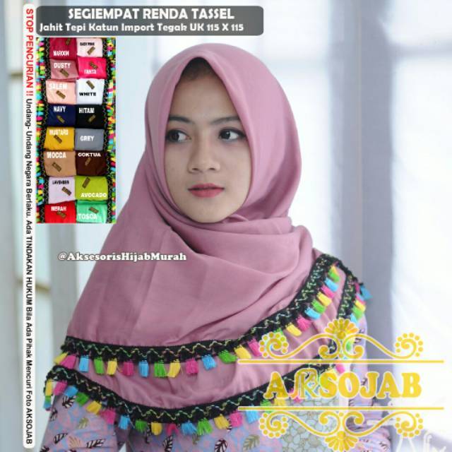 Featured image of post Kerudung Renda Tassel 972 628 likes 229 talking about this