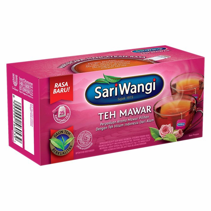 Sariwangi Teh Mawar Celup Isi 25