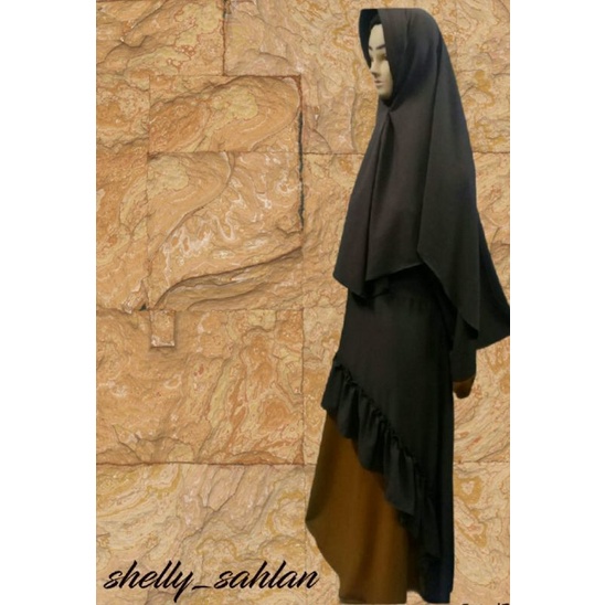 Setelan baju gamis syar'i || Gamis syar'i muslim fashion || Gamis syar'i wanita remaja / dewasa ||