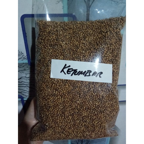 

KETUMBAR ORGANIK TANPA PENCUCIAN KWALIITAS A.500gr