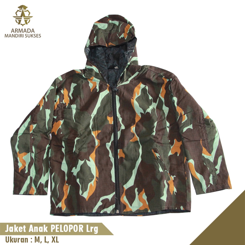 Jaket Anak Loreng Pelopor Brimob - Jaket Anak Model Army