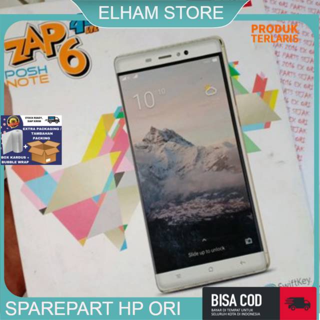 

READY KOTAK DUS BOX DUSBUK WADAH TEMPAT KARDUS POLYTRON ZAP 6 POSH NOTE 4G551 PUTIH KOMPATIBEL ASLI BAWAAN