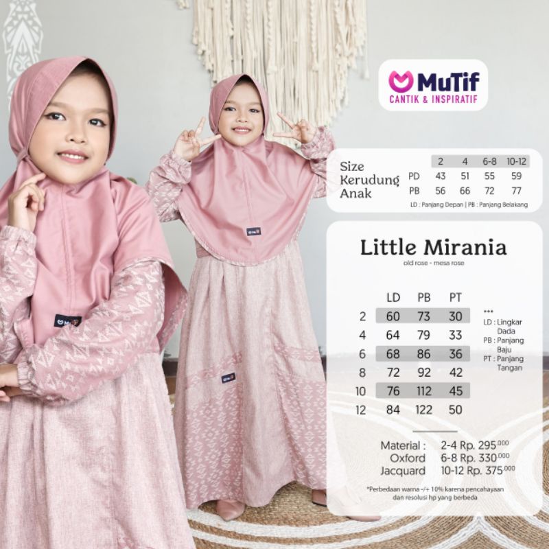 [READY] SARIMBIT MUTIF 2022 SARIMBIT MIRANIA SARIMBIT SERIES GAMIS MIRANIA OLD ROSE KOKO HARIS