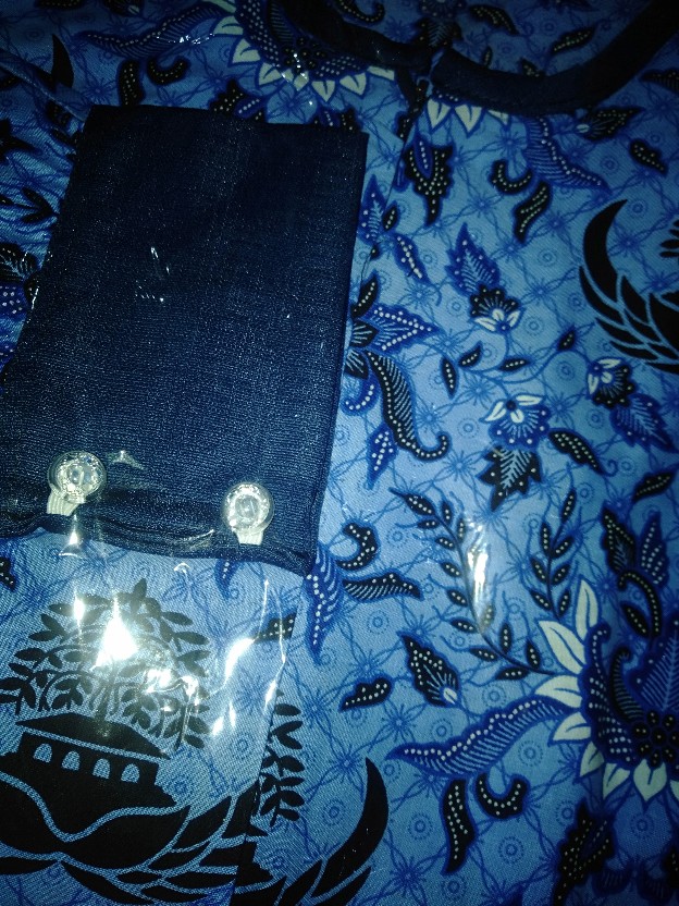 Gamis Kopri Batik Formal Model Stelan By Kafiya Hijab