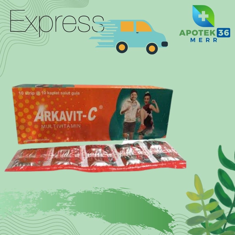 ARKAVIT C MULTIVITAMIN 1STRIP ISI 10Kaplet