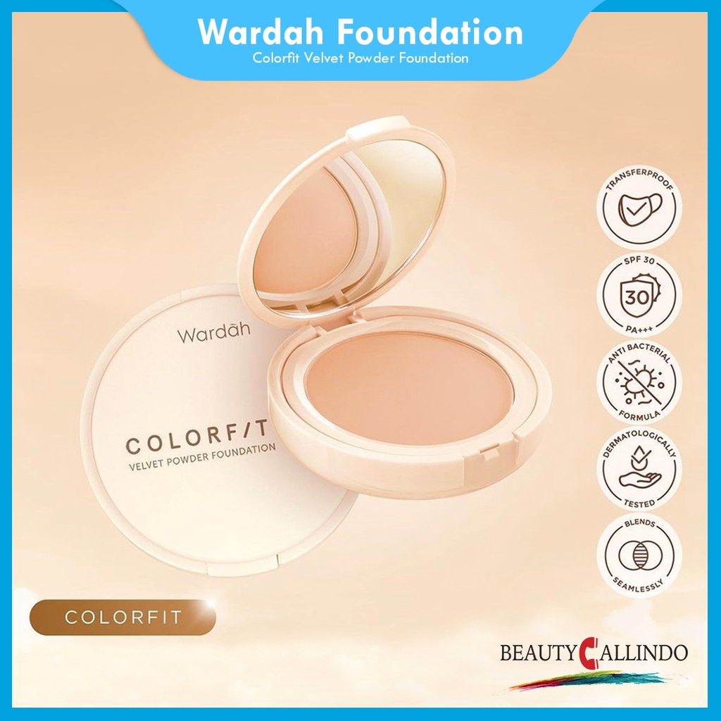 Wardah Colorfit Velvet Powder Foundation