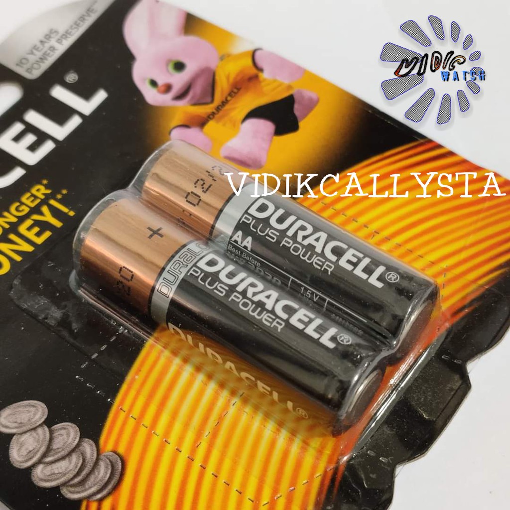 ORIGINAL BATTERY BATREI DURACELL AA A2 ISI 2 A2 ASLI