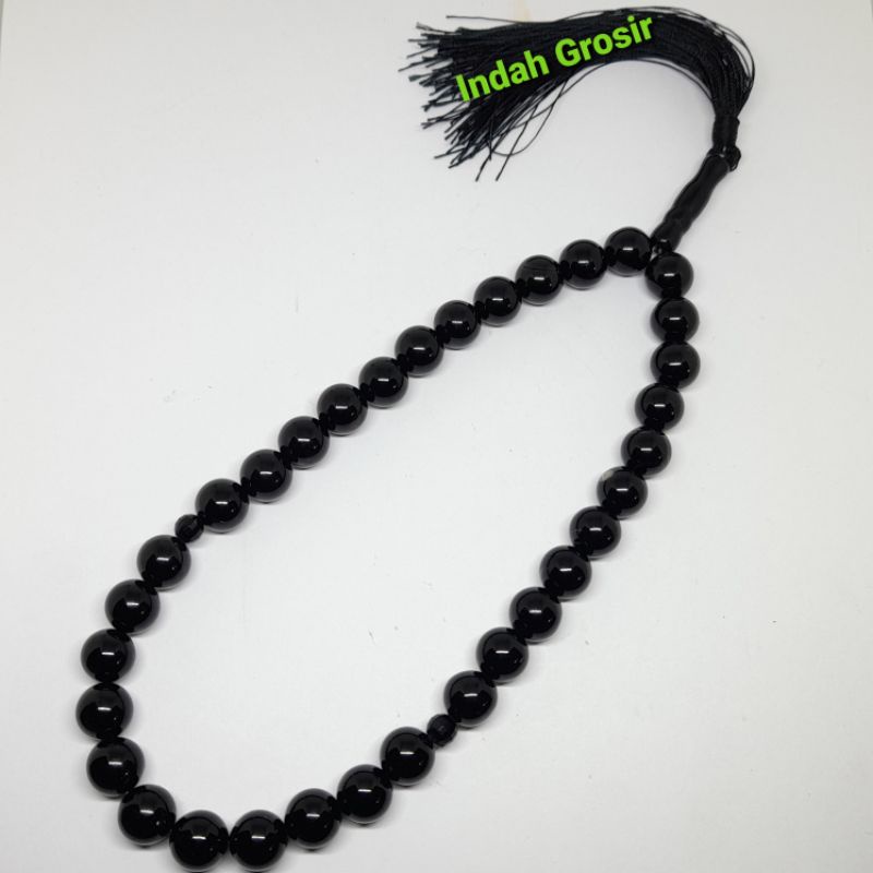 TASBIH 10MM BATU BLACK ONIX 33BUTIR