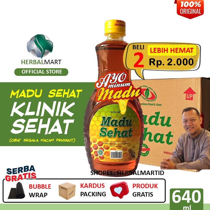

Madu Sehat 640ml Madu Klinik Sehat langsung dari Distributor - Ready Stock