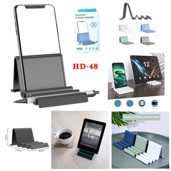 Phone Holder Stand Handphone HD48- Dudukan Hp Universal Hd48 Grosir