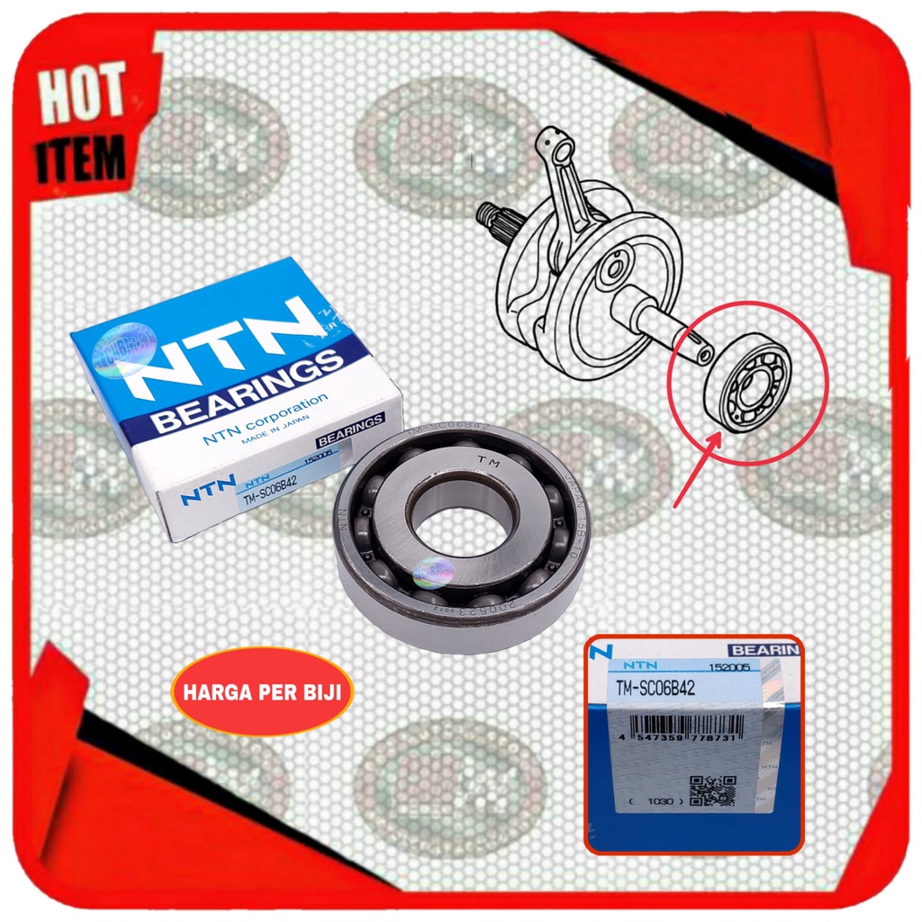 BEARING LAKER LAHER BANDUL KRUK AS TIGER MP GL PRO MAX NEOTECH NTN JAPAN