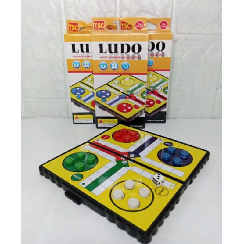 MAINAN ANAK FAMILY GAME MAGNETIC LUDO MINI