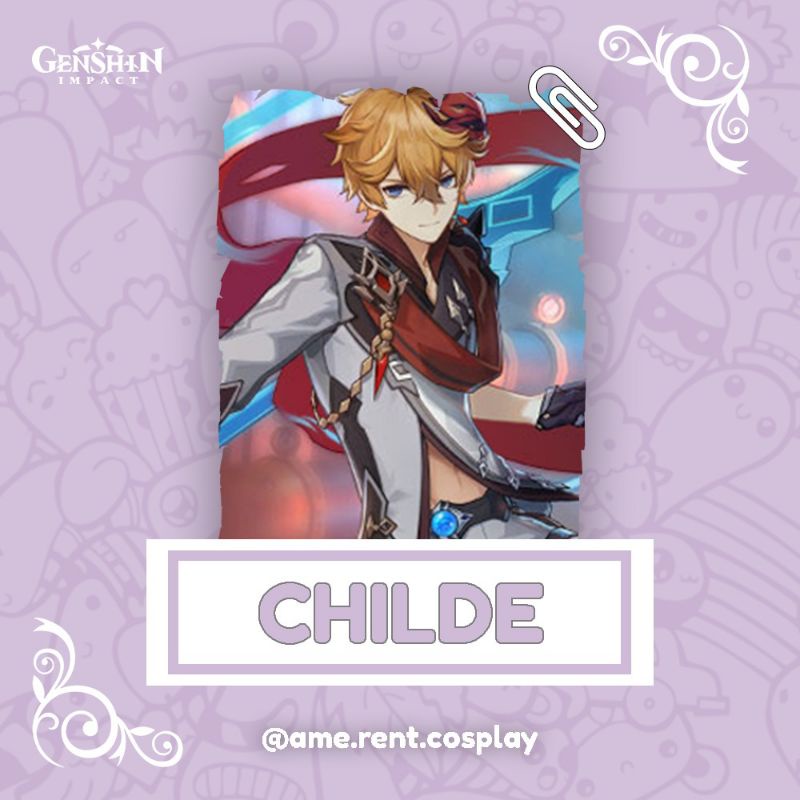 Childe Genshin Impact (Rental Cosplay)