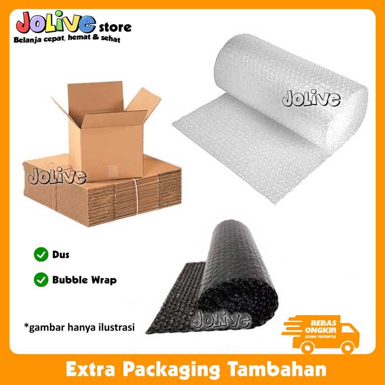 

Extra Packaging Tambahan Biar Aman - Dus Plastik Bubble Wrap