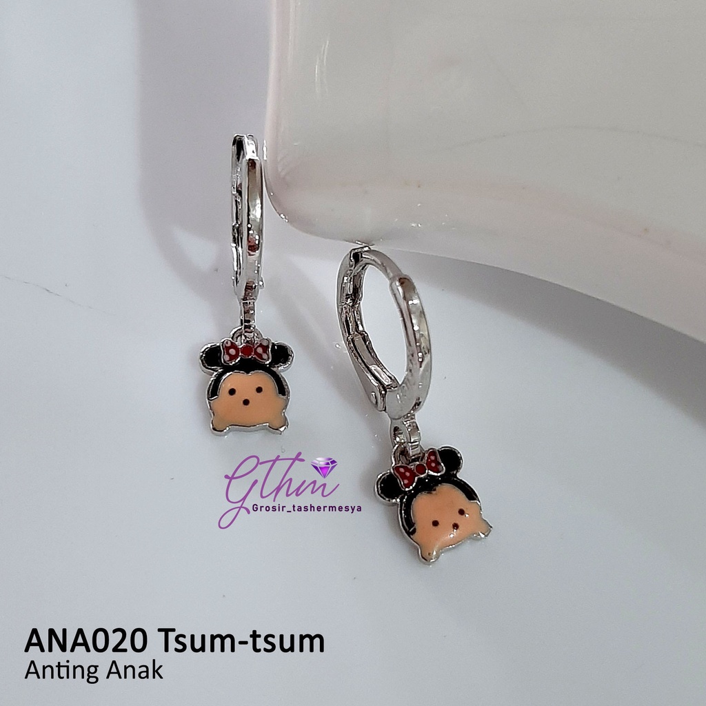 Anting Anak TSUM-tsum Gold Plated Perhiasan fashion anak anti karat ana020