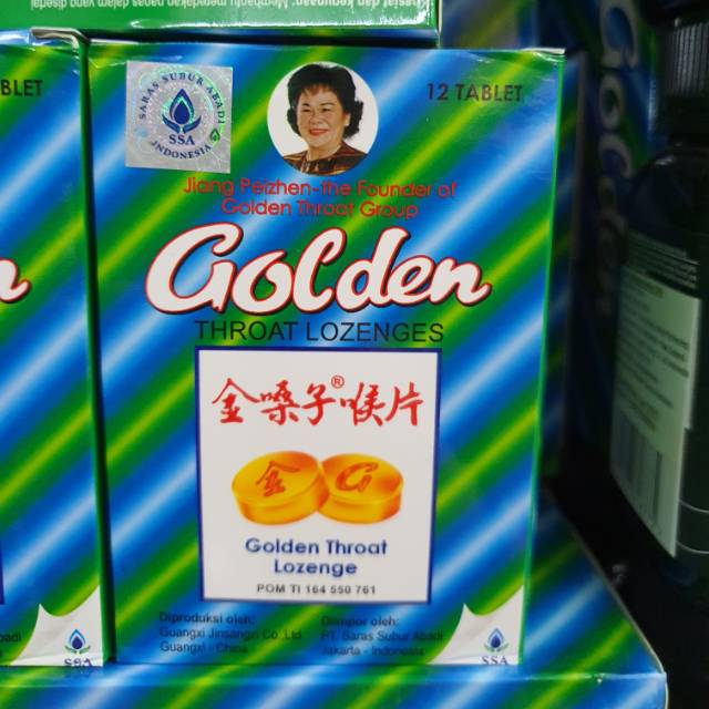 

GOLDEN permen throat lozenges
