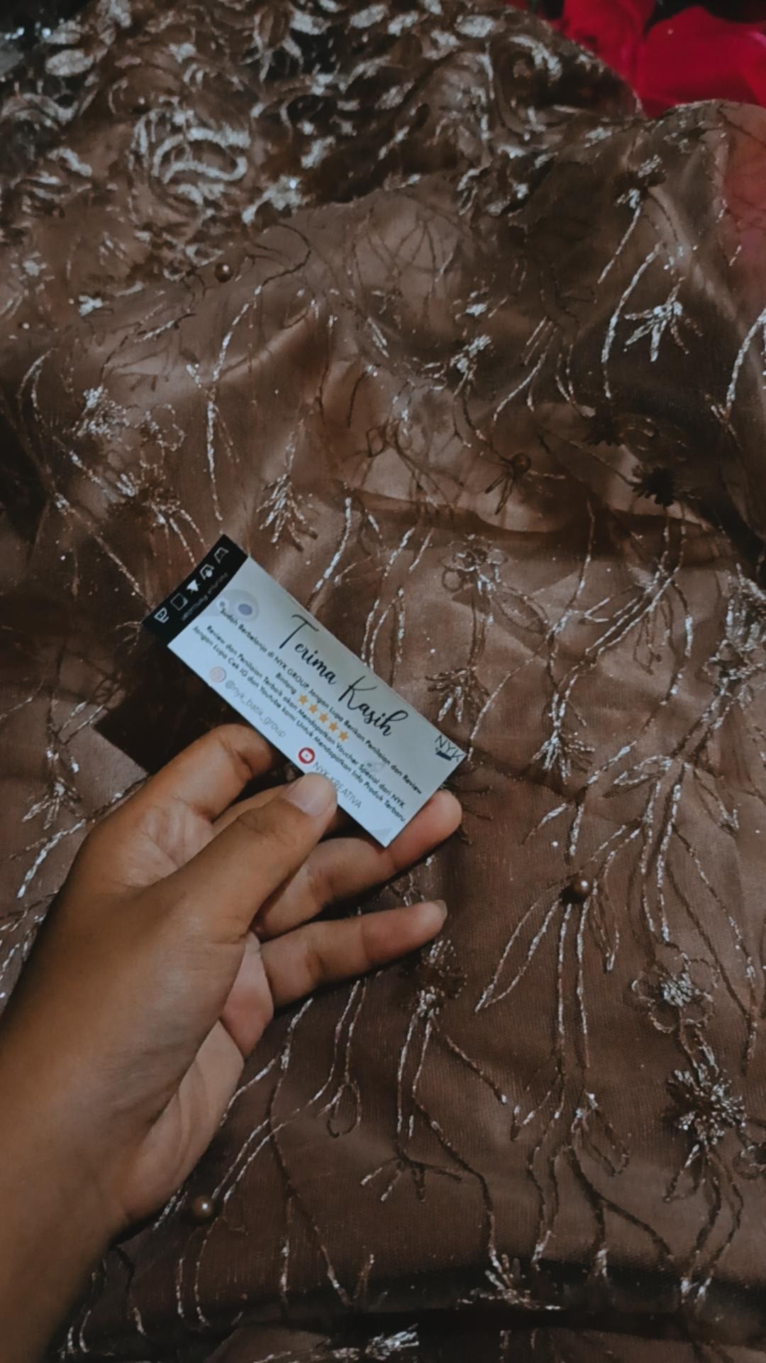 Ready 8 Warna Tille Memutar Aplikasi Mutiara Ada Jumbo Nayaka Batik - Gamis Pesta Asmara Aura Gown