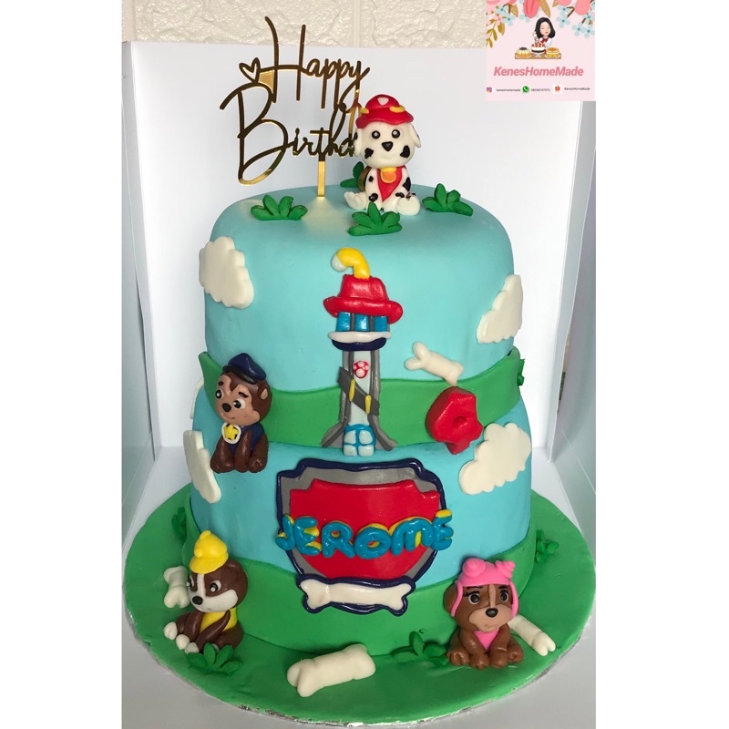 

Kue Ulang Tahun Paw Patrol / Cake Ultah Paw Patrol