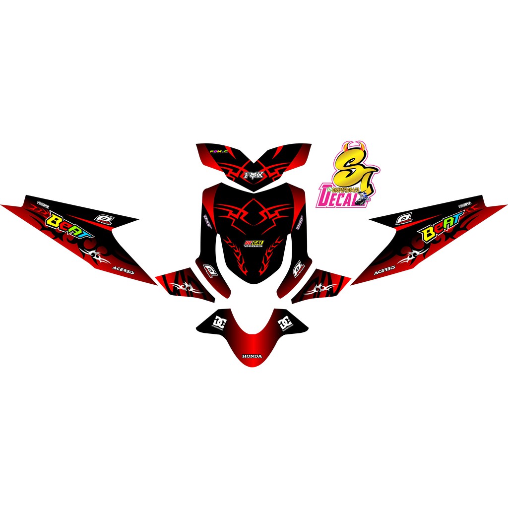 stiker beat karbu desain custom