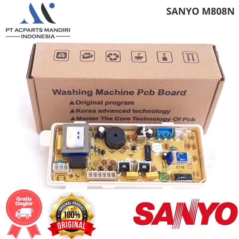 SANYO ASW-85SB / AWS-86SB modul power supply mesin cuci Top Loading