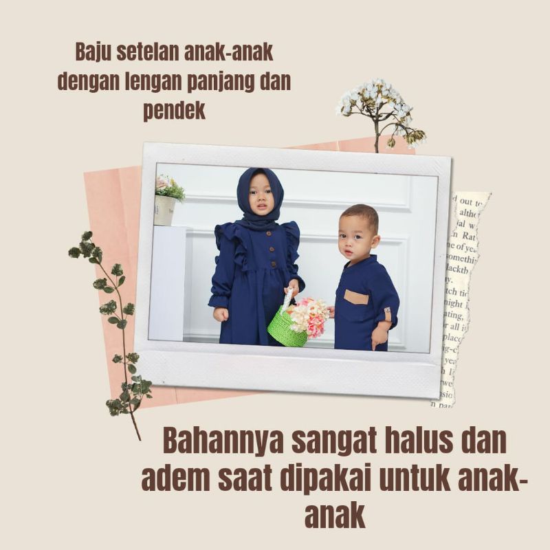 Baju Anak Perempuan Fashion Show Ukuran L Warna Navy