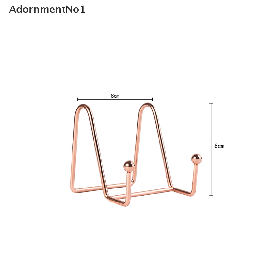 (AdornmentNo1) Rak Stand Display Buku / Foto Warna Rose Gold