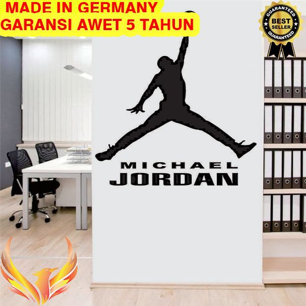 

TERMURAH Wall Stiker Sticker Michael Jordan Air Jump cutting stiker Phoenix Star
