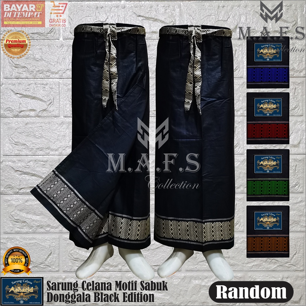 SARUNG CELANA ANAK &amp; REMAJA MOTIF BLACK SERIES 3 - 15 Tahun