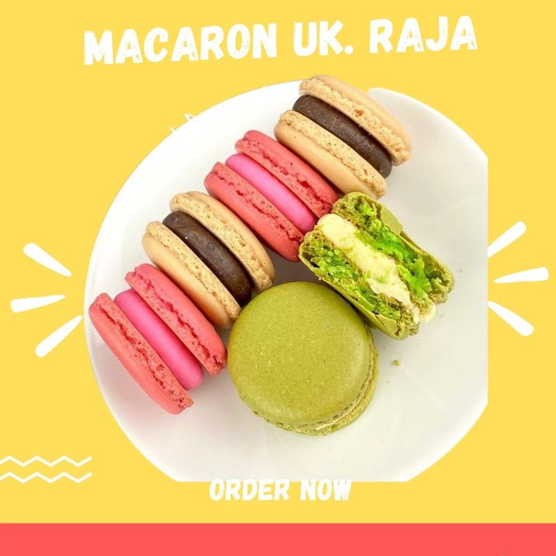 

MACAROON REGULER SATUAN RAJA UKURAN 4 CM DOUBLE ISIAN SELAI BUAH DI DALAM TENGAHNYA NIKIS.ID