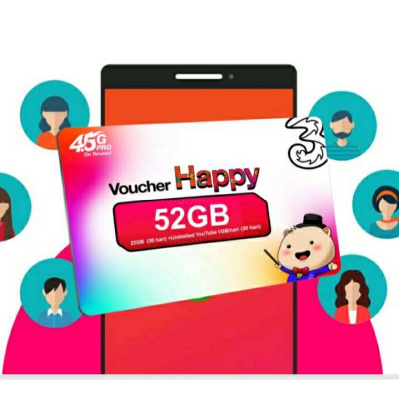 vocer tri 52gb unlimite youtub