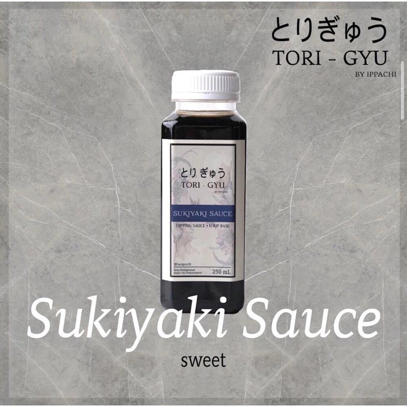 [TORIGYU] Sukiyaki Sauce Halal Restoran Jepang Terkenal Jakarta Bumbu Saus Hotpot Premium Grade Enak