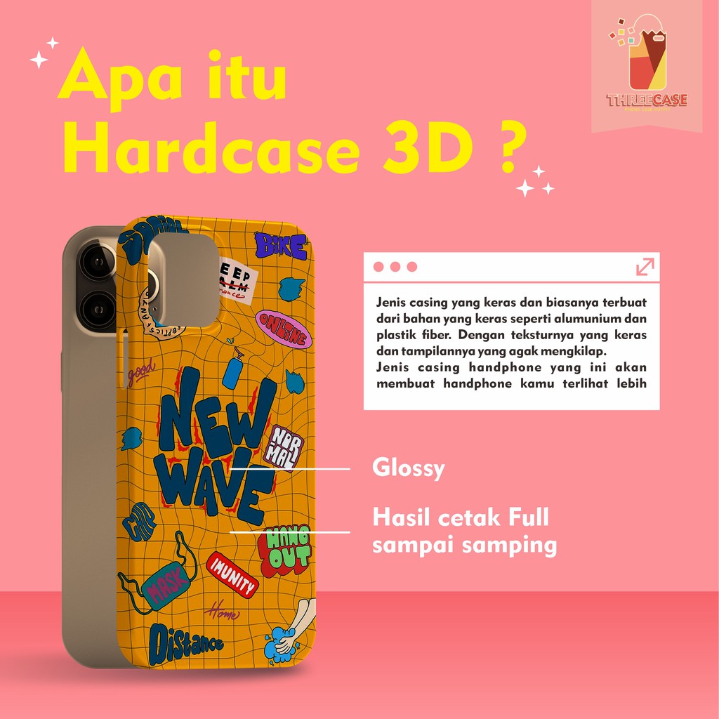 Hardcase 3D Fullprint Custom Case Design Bebas