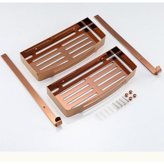 Biggers Sanitary Warna Rose Gold Stainless Steel Rak Kamar Mandi Rak Qoristore42