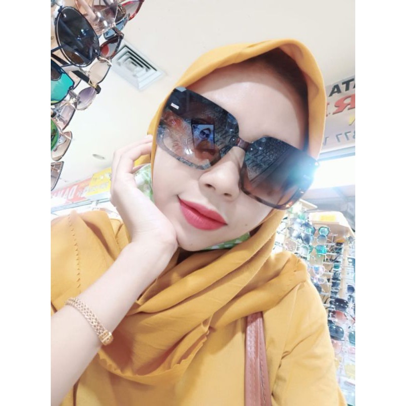 KACAMATA GAYA WANITA KOTAK GAGANG TEBAL MODEL BARU TERLARIS