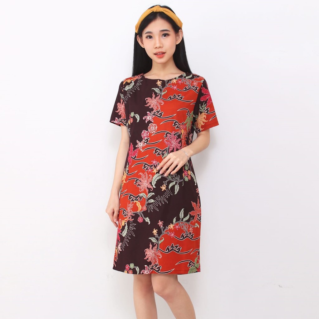 Baju Batik Wanita - Ceongsam Batik Wanita 038 MVP-15.Brown