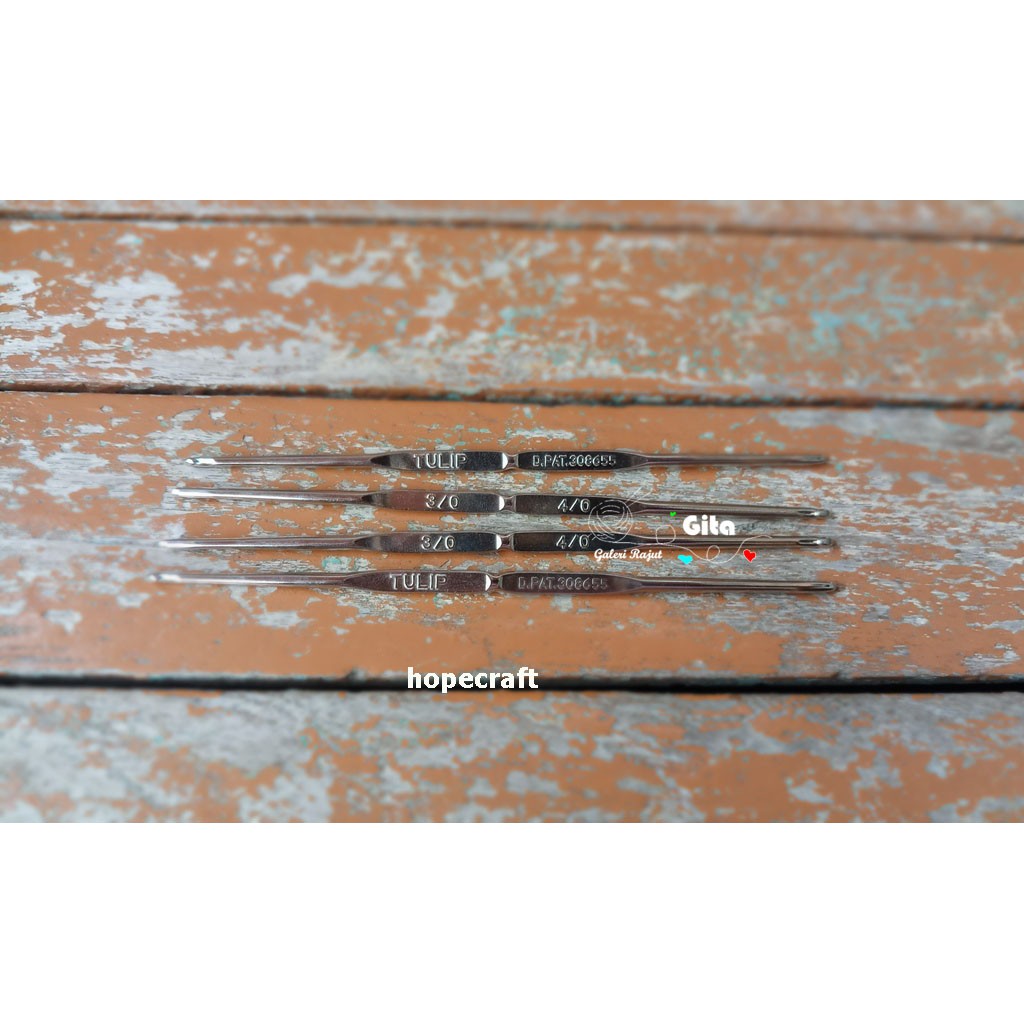 Jarum Rajut Hakpen Tulip Silver