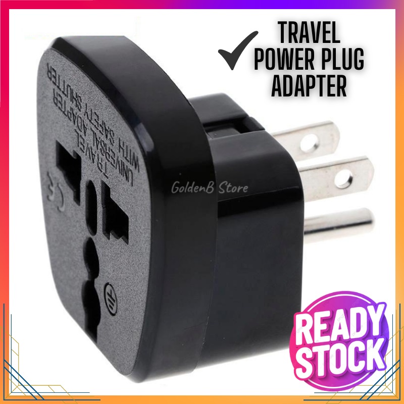 Universal EU UK AU to US USA Canada Taiwan AC travel power plug adapter converter