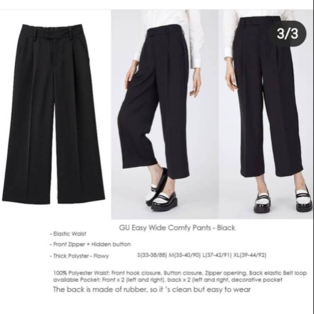  BISA COD Celana Kulot UNIQLO  Original Shopee Indonesia