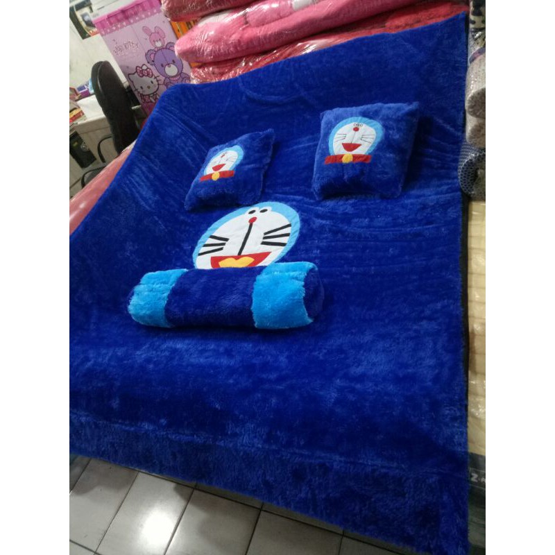 Kasur bulu karakter tebal 140x180cm