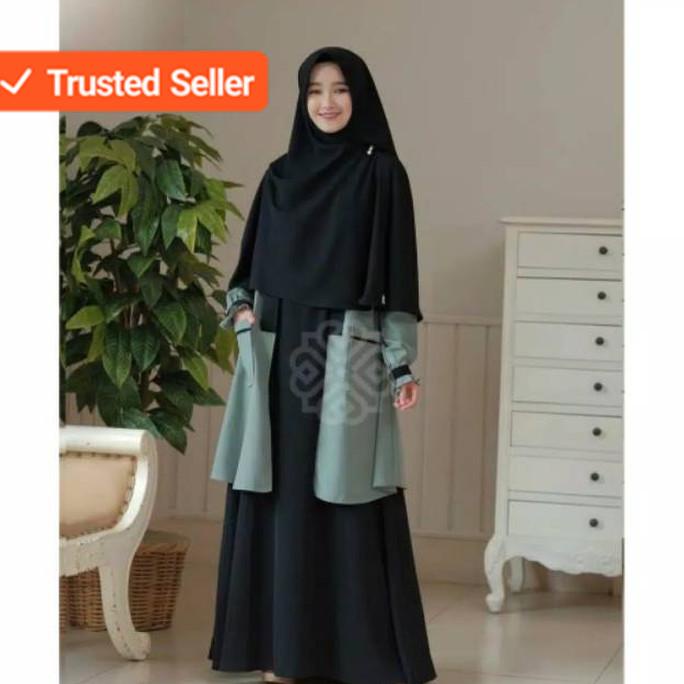 ELBINA set outer (no hijab )size S M L XL fashion muslim terbaru