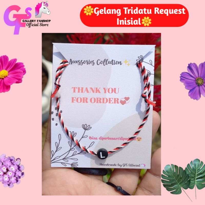 GELANG TRIDATU INISIAL // GELANG TRIDATU HURUF // GELANG TRIDATU COUPLE