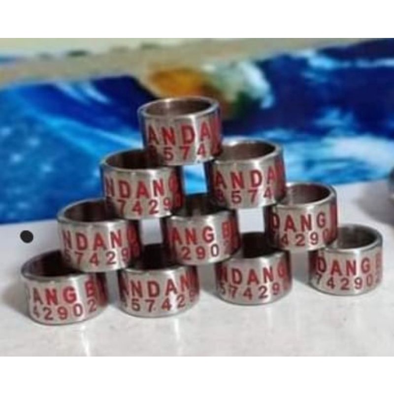 RING MERPATI BAJA KETROK MESIN WARNA