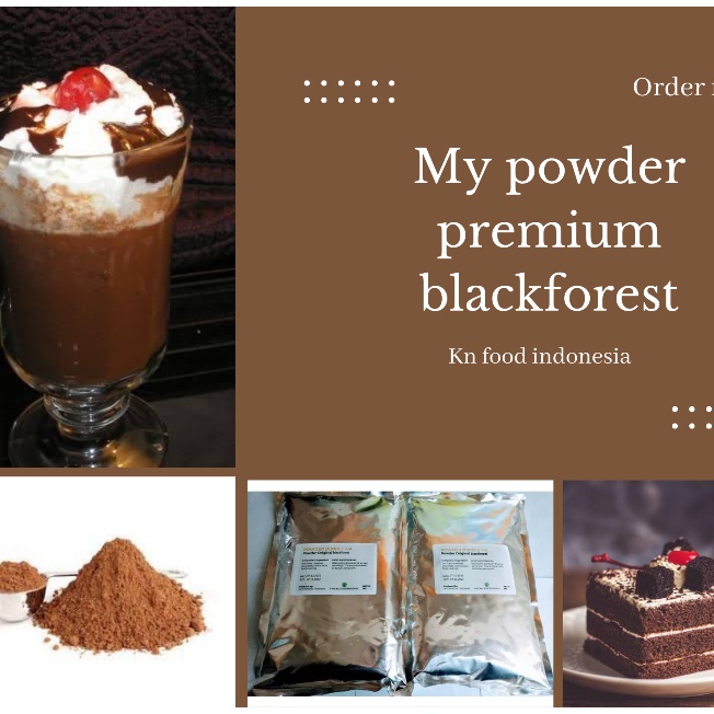 

Blackforest Premium 1kg / Powder Minuman Rasa Black Forest 1KG