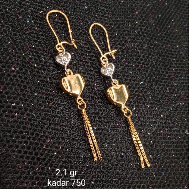 Anting Emas 17K - 2.1 gr Kadar 750 - 898