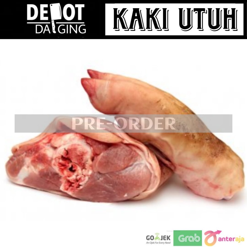 JOM 1kg Babi - WHOLE LEG Kaki Utuh - Daging Babi Segar