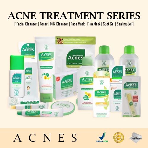 [BPOM] ACNES Acne Treatment Series [ Facial Cleanser | Toner | Milk Cleanser | Face Mask | Film Mask | Spot Gel | Sealing Jell]