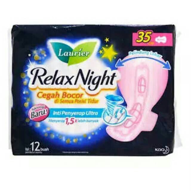 Laurier Relax Night Wing 35cm 12 pcs